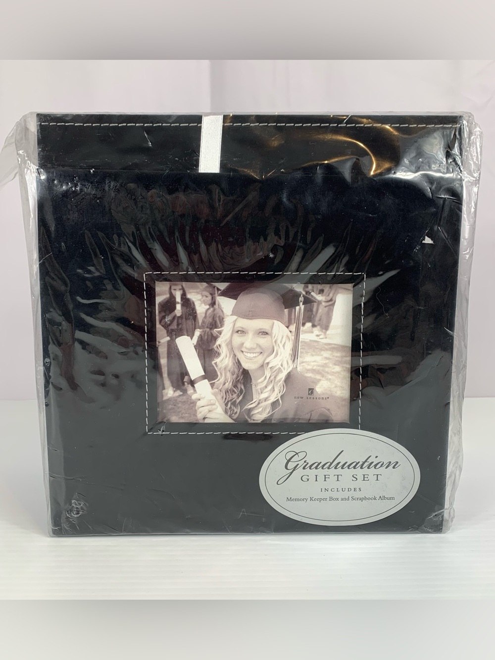 Graduation Gift Set Memory Keeper Box & Scrapbook Album New Seasons Photo Album